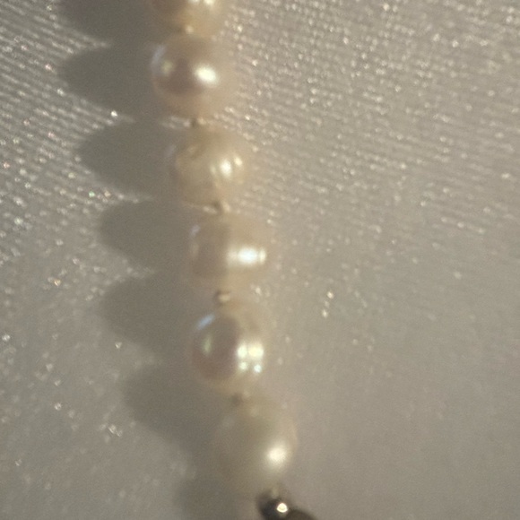 Smoky Quartz Pearl and Sterling Silver Necklace NWT - Picture 7 of 12